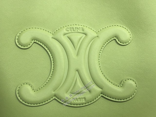 Celine專櫃2023s春夏新品CUIR TRIOMPHE小號繡花光滑牛皮水桶包 賽琳百搭斜挎肩背女包 sldj2438
